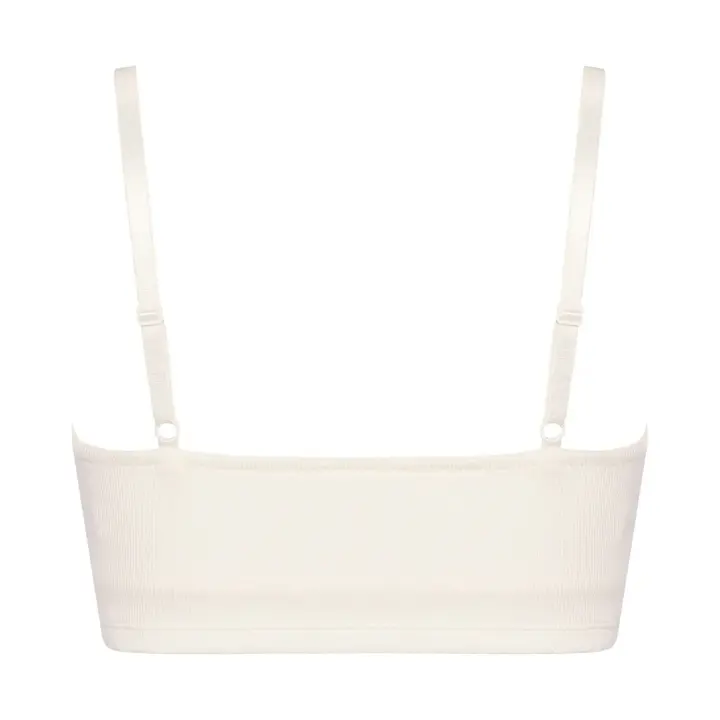 リブ ブラレット, ホワイト, product image number 1