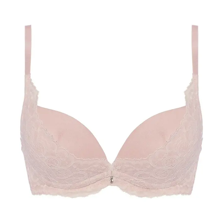 【SALE】夢みるブラ ノンワイヤー スリムライン ノンワイヤーブラジャー オーロラドリーム, ピンク, product image number 0