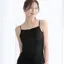 背中見せブラトップ, ブラック, model image number 0