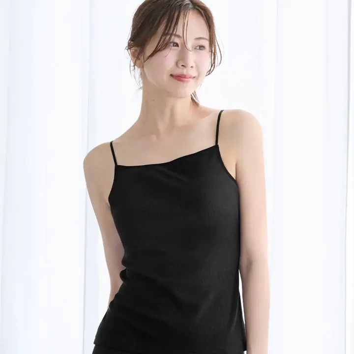 背中見せブラトップ, ブラック, model image number 0