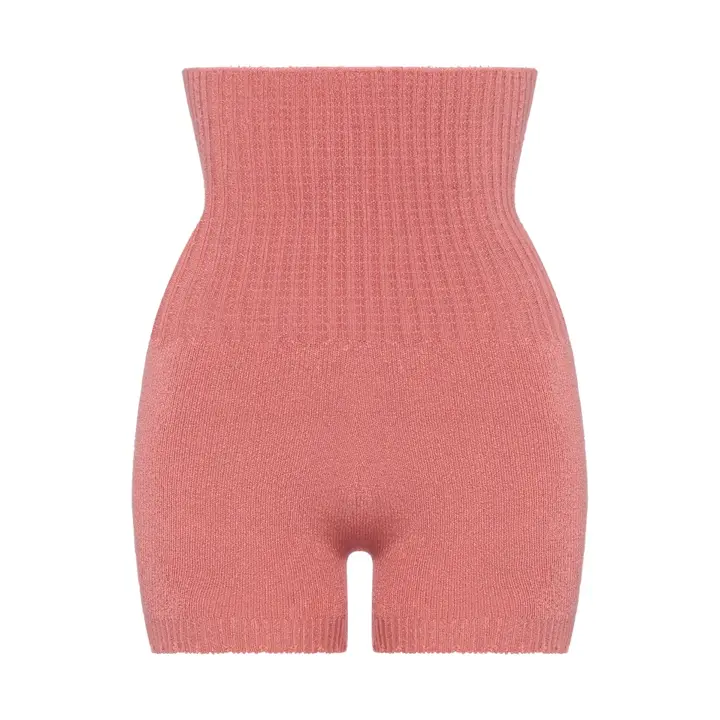 スロギー “ほっ”とアイテム(ミニウォーマー) ハラマキ付きニットパンツ, ピンク, product image number 0