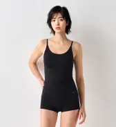 スロギー フリー オールラウンド カップ付きキャミソール, ブラック, model image number 1
