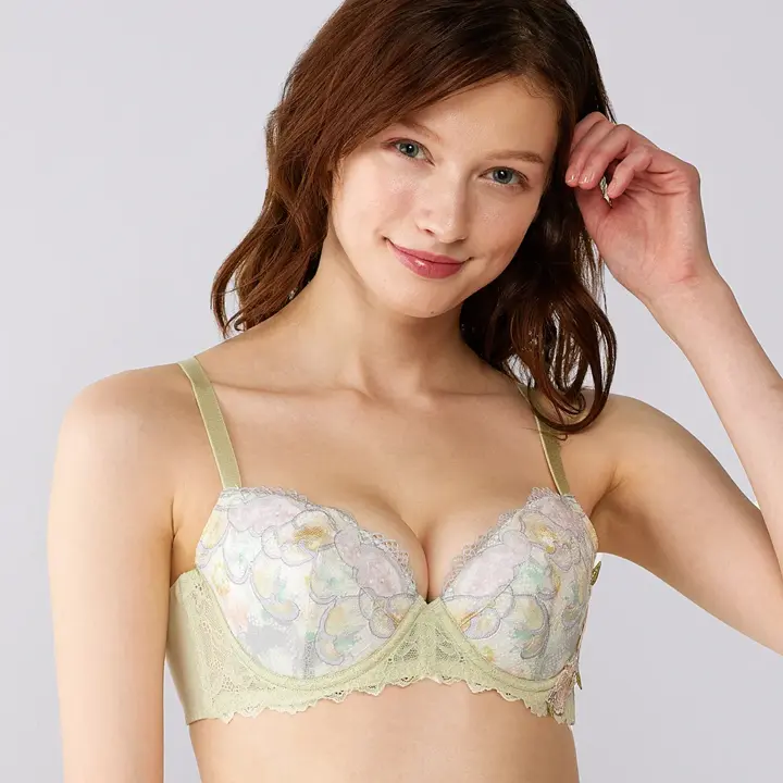 【SALE】レッドレーベル バイ トリンプ0120 ブラジャー, グリーン, model image number 0