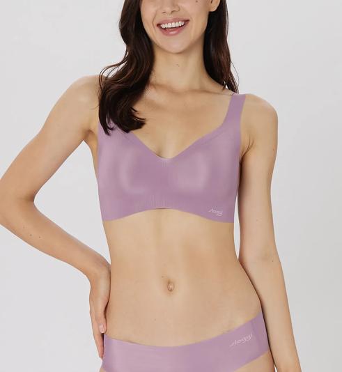 Triumph SLOGGI ZERO FEEL BRALETTE - Grapeade - Seamless