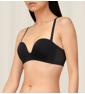 Triumph Invisible Inside-Out Non-Wired Detachable Push Up Bra - Black - Strapless\/Convertible Bra