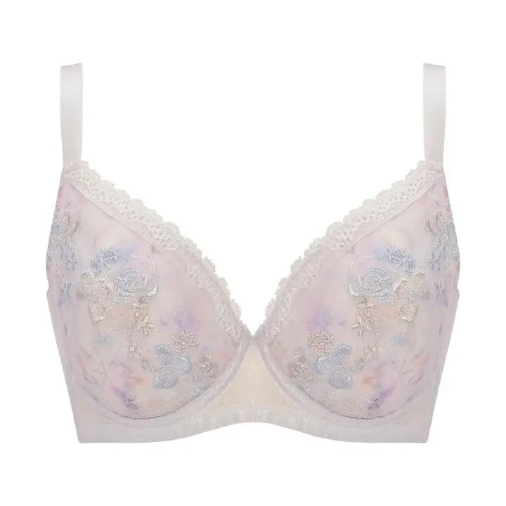 小さくしたいブラ 無理なく着やせ635 ブラジャー(パッドなし), グレー, product image number 0