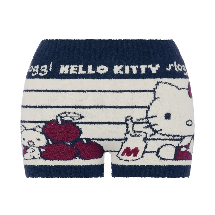 【WEB/アウトレット限定】スロギーG063 ハローキティ 1分丈ニットパンツ, ミックス, product image number 0
