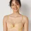 Daily AMOSTYLE 寄せブラ プチプラ ブラ＆ショーツセット クラシックフラワー, イエロー, model image number 0