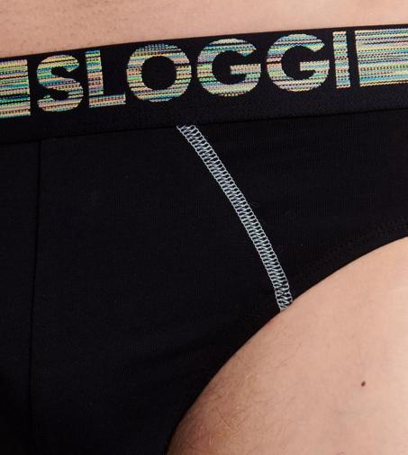 SLOGGI MEN GO ABC NATURAL in SCHWARZ