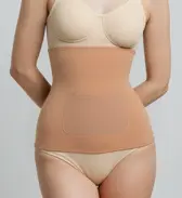 肌側綿100インナー5480 腹巻, ベージュ, model image number 0