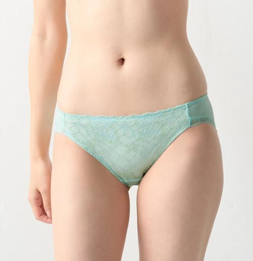 夢みるブラ(R) ライト ブラ＆ショーツセット ドリームデイリリー【一部カラーSALE】, グリーン, model image number 1