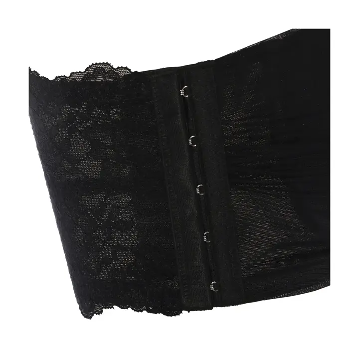 AMOSTYLEバンドゥ ブラジャー(ストラップ取り外し可) レイシーグロウ, ブラック, product image number 5