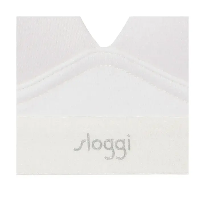 スロギー ゴーコットン ハーフトップ, ホワイト, product image number 3