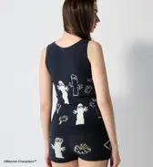 スロギーG073 ムーミン インナートップ, ブルー, model image number 3