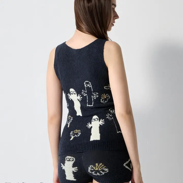 スロギーG073 ムーミン インナートップ, ブルー, model image number 3