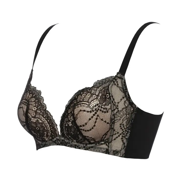 【SALE】スレンダーラインブラ ブラジャー, ブラック, product image number 2