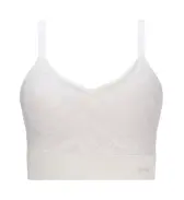 スロギー ゴー オールラウンド レース カップ付きハーフトップ ラージ, ホワイト, product image number 0