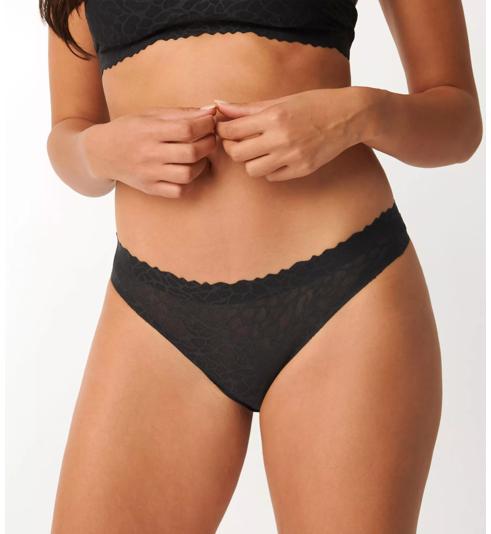 Sloggi SLOGGI ZERO FEEL LACE 2.0 BRAZIL PANTY - Black - G-String