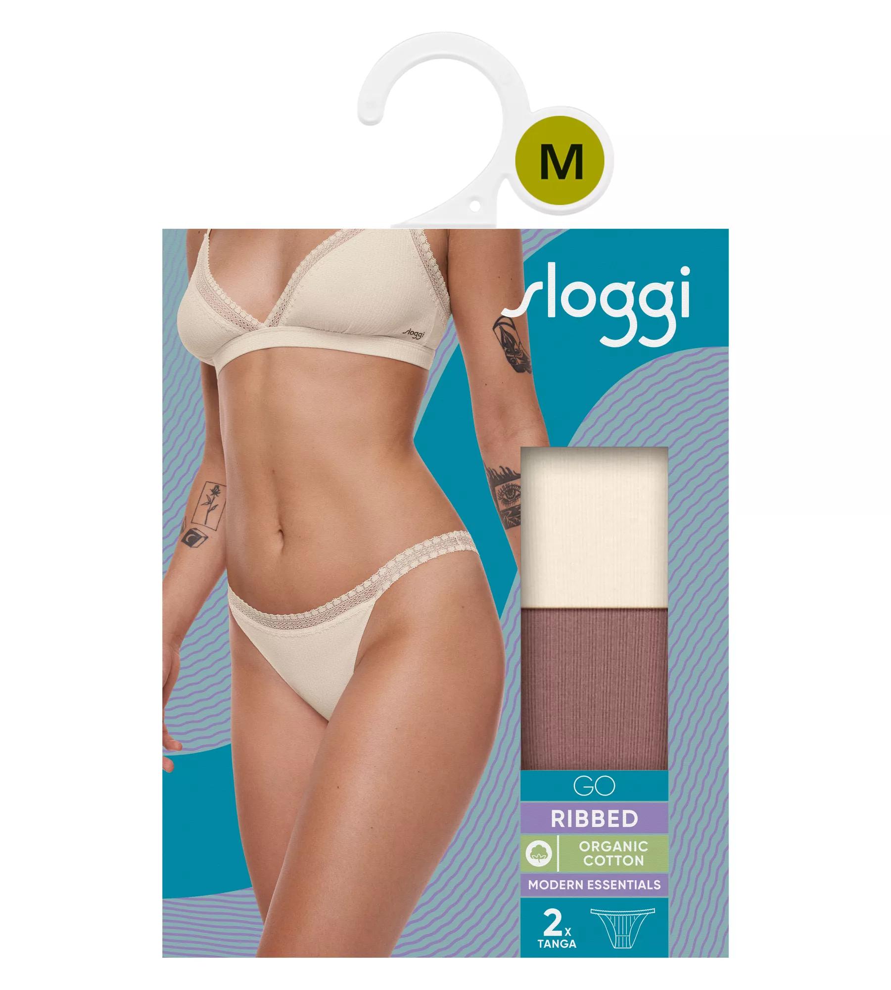 sloggi GO Ribbed H Tanga C2P Brief Image 6