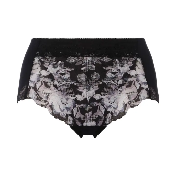 レッドレーベル バイ トリンプ0121 はきこみ深めショーツ, ブラック, product image number 0