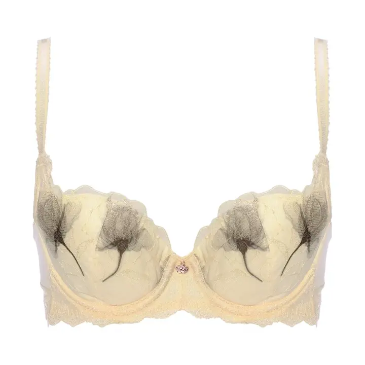【SALE】フロラーレ バイ トリンプ120 ブラジャー(パッドなし), イエロー, product image number 0