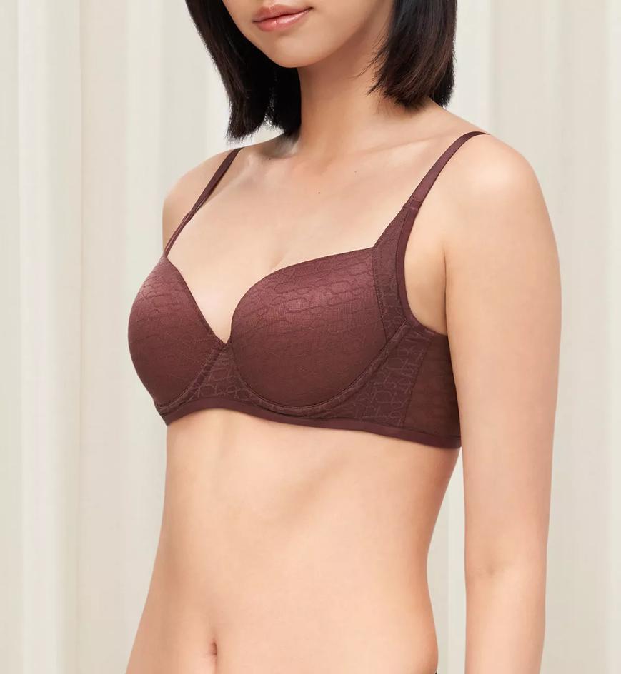 Triumph Signature Sheer 系列鋼圈薄墊胸圍 - Decadent chocolate - 有鋼圈