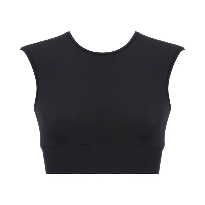 【SALE】スロギー ゴー オールラウンド クロップ トップ, ブラック, product image number 0