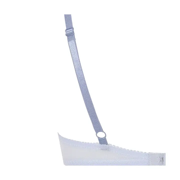 【SALE】エントリーコレクション 寄せブラ ブラ＆ショーツセット(ロマンティック トリム), ブルー, product image number 5