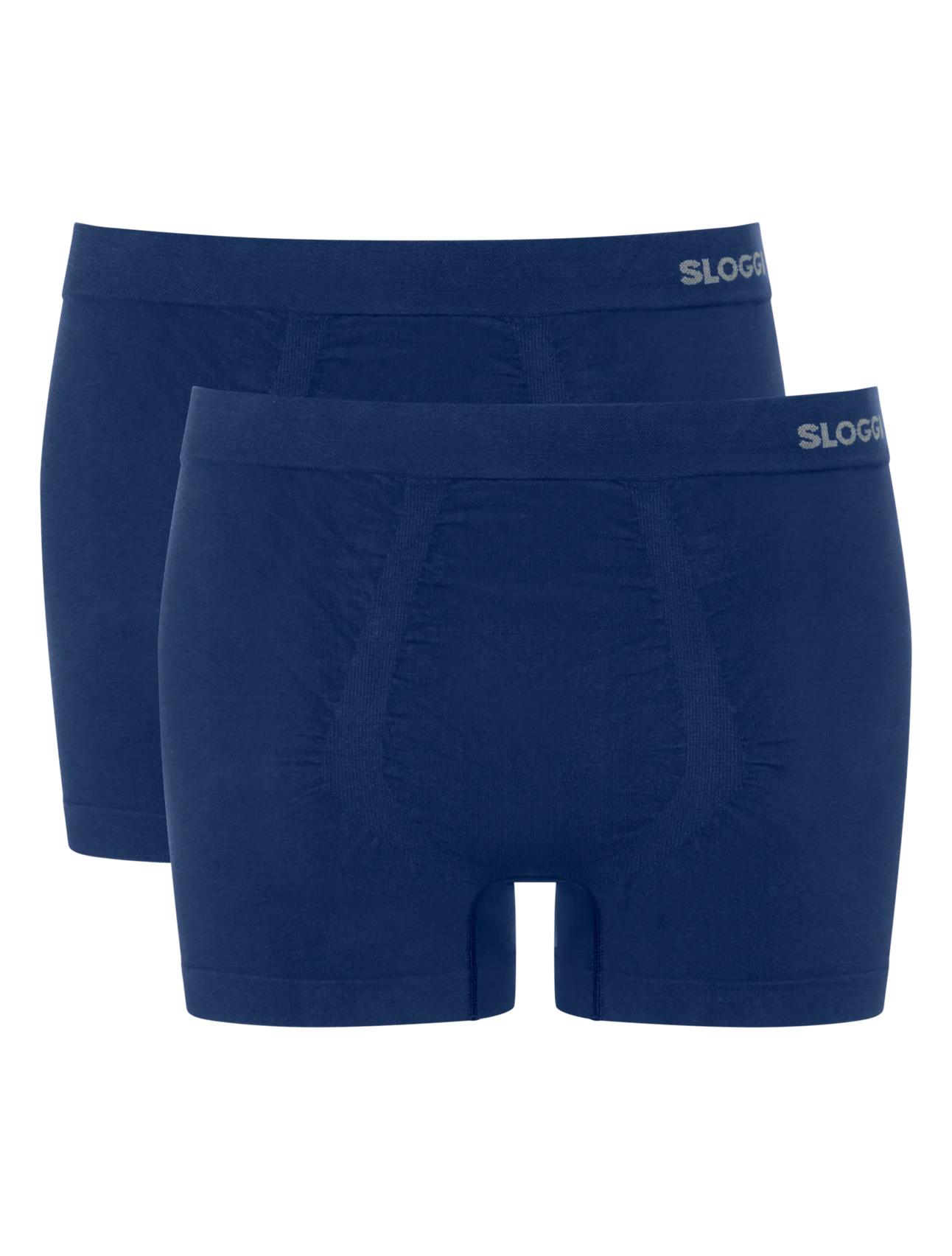 Pack De 2 Pantalones Cortos Retro Sloggi Para Hombre - Algodón Orgánico, Corte Hipster, Cómodos Y Transpirables