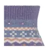 【SALE】スロギー  “ほっ”とあったか(ニット柄) ハラマキ, パープル, swatch