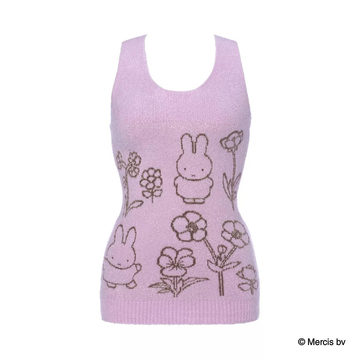【SALE】スロギー ミッフィーコラボ あったか インナートップ, パープル, product image number 0