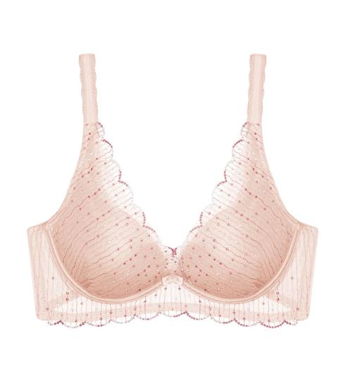 Triumph AQUA YIN YANG DEEP V NON-WIRED PUSH-UP BRA - Soft mauve - Non-wired Bra