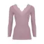 9分袖トップ 保湿インナー, パープル, product image number 0