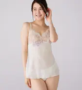 フロラーレ バイ トリンプ 519 キャミソール1, ホワイト, model image number 0