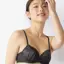 夢みるブラ(R) ライト ブラ＆ショーツセット ドリームデイリリー【一部カラーSALE】, グレー, model image number 0