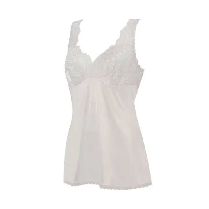 フロラーレ バイ トリンプ1100 ラウンドキャミソール【一部カラーSALE】, ホワイト, product image number 2