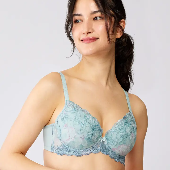 【SALE】レッドレーベル バイ トリンプ0117 ブラジャー, ブルー, model image number 0