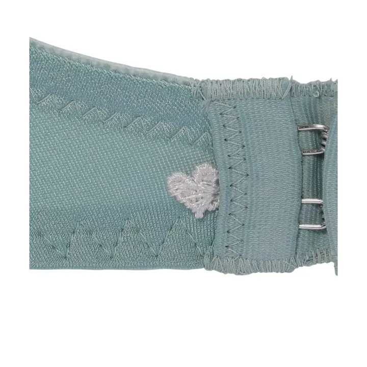 【SALE】夢みるブラ ノンワイヤー ブラジャー デイジーガーデン, グリーン, product image number 1