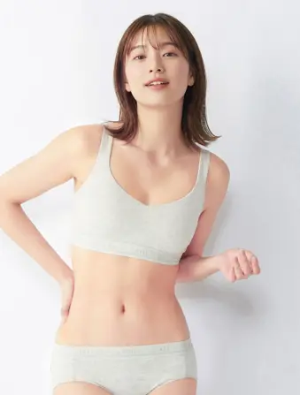 アクティブコットンミックス ノンワイヤー ハーフトップ
