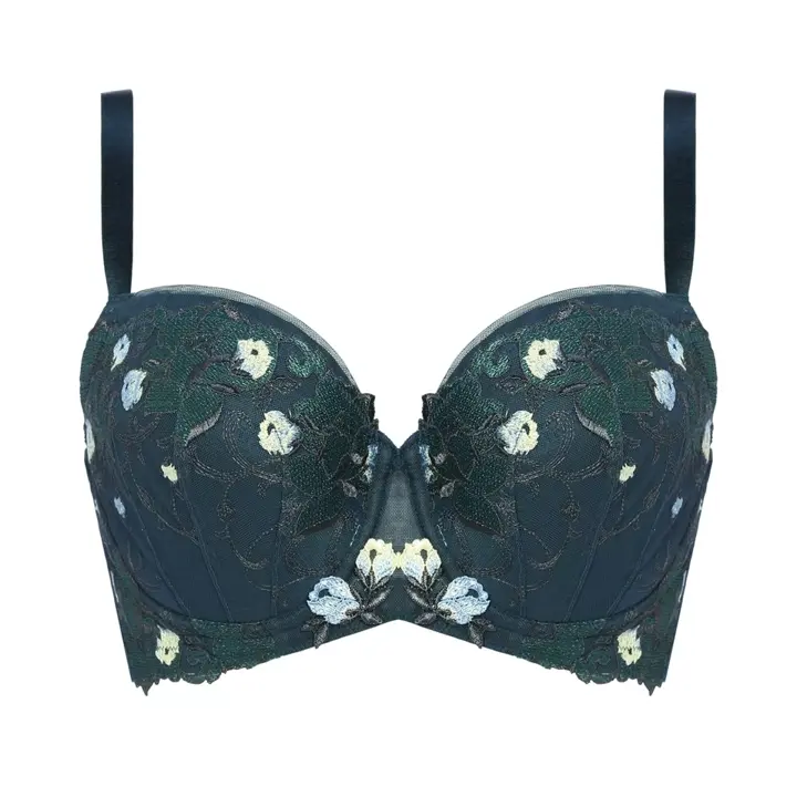 【SALE】レッドレーベル バイ トリンプ0104 ブラジャー(パッドなし), グリーン, product image number 0