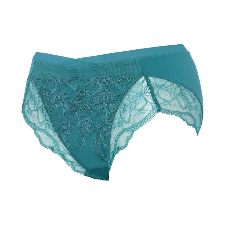 フロラーレ リュクス5012 はきこみ深めショーツ, グリーン, product image number 2