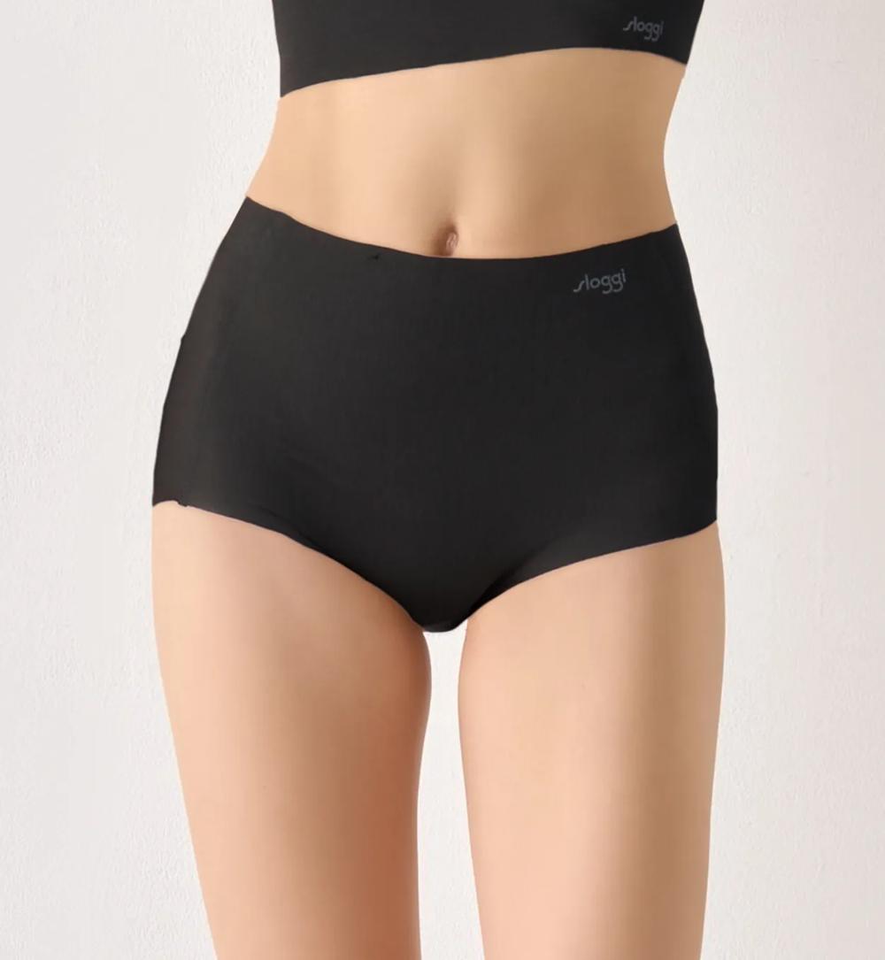 【WEB限定】綿混タイプ(スロギーG028)　マキシショーツ, ブラック, model image number 1