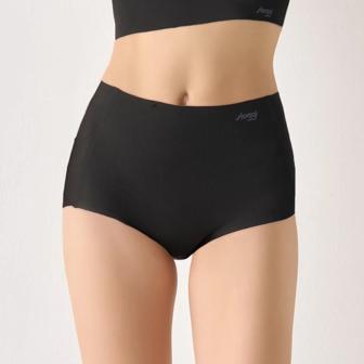 【WEB限定】綿混タイプ(スロギーG028)　マキシショーツ, ブラック, model image number 1