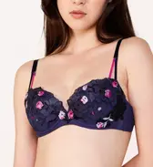 【SALE】レッドレーベル バイ トリンプ0104 ブラジャー, ブルー, model image number 0