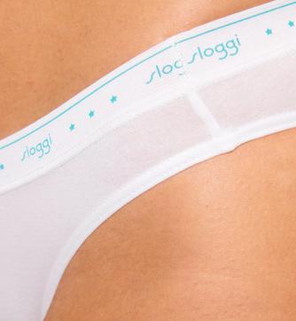 Sloggi Women's Basic+ Tai Briefs Knickers (3 + 1 Free) 4 Pack 10068838 -  The Labels Outlet