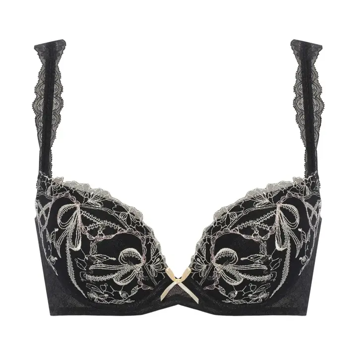 【SALE】チャーミングラマー スリムライン ブラジャー ウィッチガール, ブラック, product image number 0