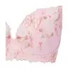 チャーミングラマー(R)（ラージ） ブラ＆ショーツセット ラインアートステッチ【一部カラーSALE】, ピンク, swatch