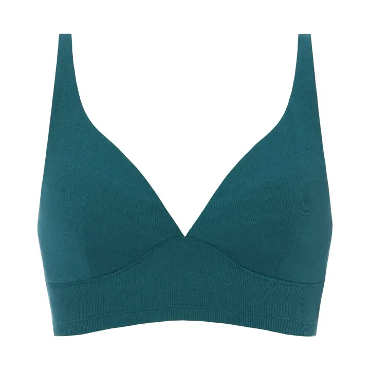 リブ ブラレット【一部カラーSALE】, グリーン, product image number 0