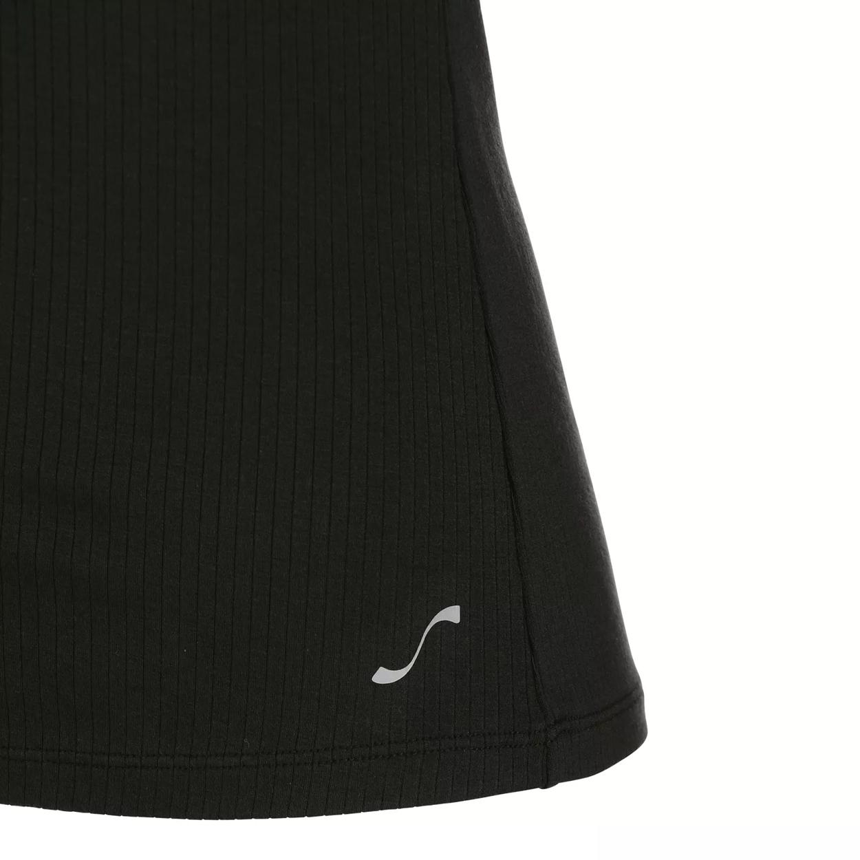 エス バイ スロギー サンデーズ カップ付き8分袖インナートップ, ブラック, product image number 1