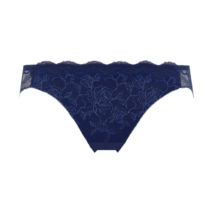 レギュラーショーツ ビューティー＆ローズ, ブルー, product image number 0